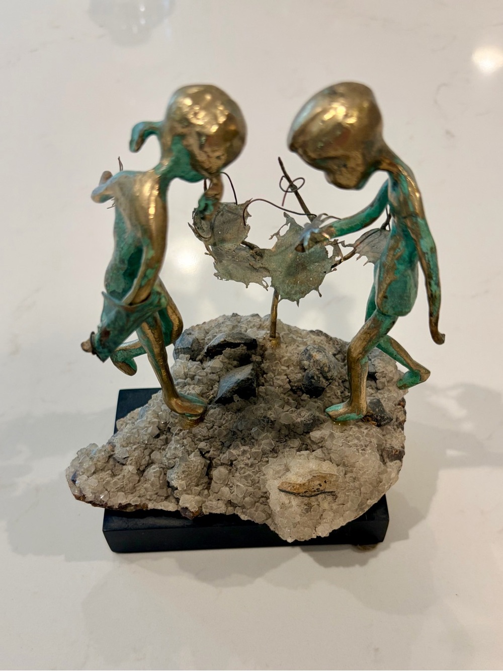 Michael Moran “Boy and Girl with Frog”